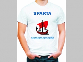 Sparta " Sparty " biele pánske tričko 100%bavlna značka Fruit of The Loom